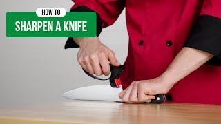 How to Use a Knife Sharpener [upl. by Aneed]