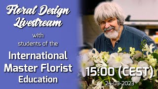 Floral Design Livestream 60 by IMF students [upl. by Atikahc]