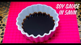 Homemade Soy Sauce In 5min  Safna’s EasyRecipes And Tips [upl. by Dowd]