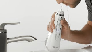 How to Use the Waterpik™ Cordless Advanced Water Flosser WP560 [upl. by Evy]