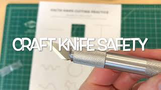 Craft Knife Safety and Tips for Beginners [upl. by Dagmar101]