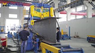 Automatic H beam welding line [upl. by Amin128]