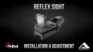 AIM Sports Inc Tutorial  Reflex Sights [upl. by Jamison134]