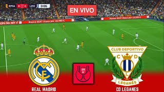 EN VIVO🔴 Real Madrid vs CD Leganés  Spanish Copa del Rey 2425 Match EN VIVO  Pes 21 [upl. by Woodie]