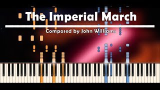 The Imperial March  Star Wars  Piano Tutorial [upl. by Yonatan]