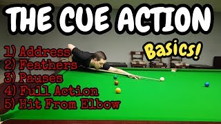 Snooker Cue Action  Snooker Coaching  Snooker Lesson [upl. by Bonnette]