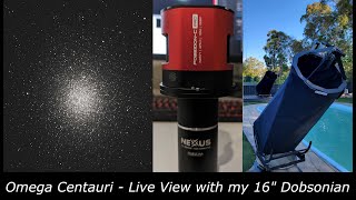 Omega Centauri  Live view [upl. by Aisatan333]