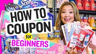 How to Coupon for Beginners 2022 ✂️ Extreme Couponing 101 [upl. by Kciredorb]