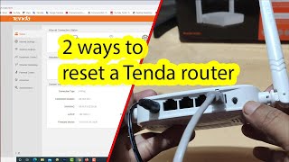 How to reset tenda router [upl. by Dev]