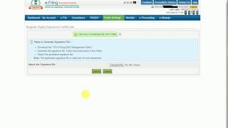 How to Update Digital Signature on Income Tax portal by using DSC Mangt Utility [upl. by Aplihs65]