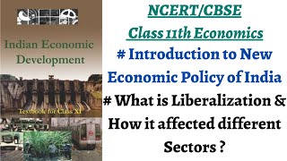 P1 New Economic Policy  Why amp How What is Liberalization  NCERT Class 11 Economics Chapter 3 [upl. by Grearson]