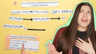 Enthalpy Stoichiometry Part 2 How to Find Heat Released [upl. by Tatiana924]