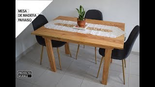 Mesa de Madera Paraíso Wood Table [upl. by Sulihpoeht]