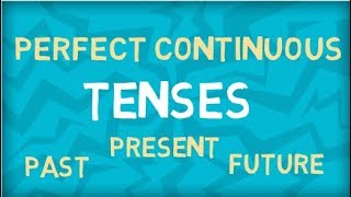 Perfect Continuous Tenses  Present  Past  Future  Learn all Tenses [upl. by Genesia34]