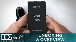 Sony XQD  SD Memory Card Reader MRWE90  Unboxing amp Overview [upl. by Sigvard]