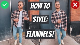 How to Style a Flannel Shirt Mens Fashion Help [upl. by Aggy761]