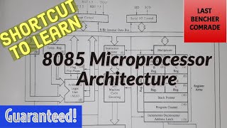 Easiest Trick to learn 8085 architecture  8085 microprocessor  8085 architecture  Shortcut [upl. by Ateiluj]