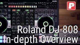 Roland DJ808 Serato InDepth Overview [upl. by Relyuc]