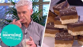 Phil Vickerys Deliciously Naughty Millionaires Shortbread  This Morning [upl. by Torosian]