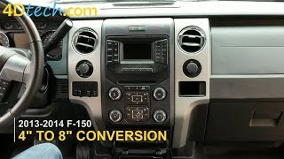 4quot to 8quot Factory SYNC 3 Upgrade Conversion  20132014 Ford F150 [upl. by Helaine]