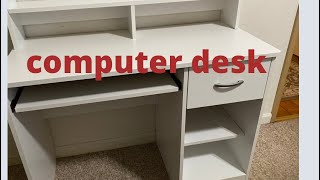 assembling computer desk [upl. by Shornick419]