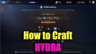 MIR4 How to Craft Hydra Coin [upl. by Ellersick49]