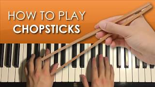 Easy Piano Tutorial Chopsticks [upl. by Leone983]