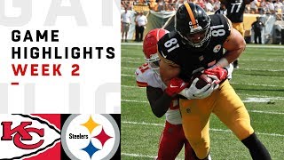 Chiefs vs Steelers Week 2 Highlights  NFL 2018 [upl. by Sidell277]