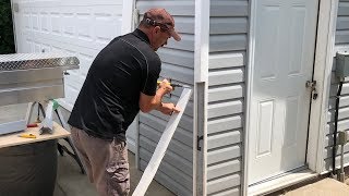 How To Replace A Vinyl Siding Corner [upl. by Reifinnej200]