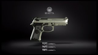 Beretta 92FS Compact L Inox M9A1 [upl. by Chavaree]