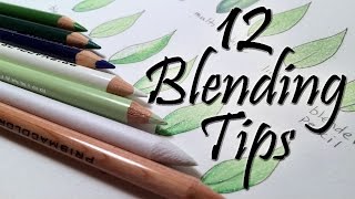 12 Blending Tips for Colored Pencils [upl. by Kimberley]