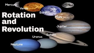 Rotation and Revolution of the 8 planets [upl. by Nole611]