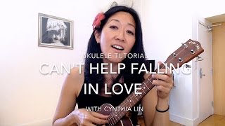 Cant Help Falling in Love  fingerpicking  Ukulele Tutorial [upl. by Sirrot6]