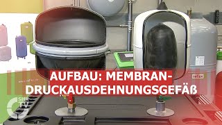 Reflex Aufbau eines MembranDruckausdehnungsgefäßes  SHKTV [upl. by Riggall315]