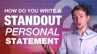 How to write a standout personal statement  Career Hacks [upl. by Cilka285]