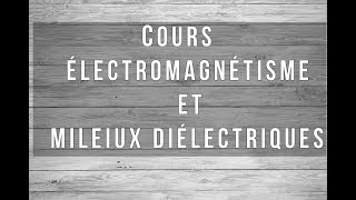 1 Chap 1  Etude Microscopique de la polarisation [upl. by Gildea]