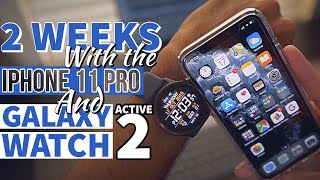 Galaxy Watch Active 2 paired with an iPhone [upl. by Narih]