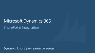 Microsoft Dynamics 365 Integration with Online SharePoint [upl. by Ahseiyk]