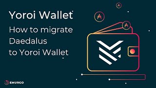 How to migrate Daedalus to Yoroi Wallet [upl. by Jenn385]