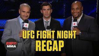 UFC Fight Night Recap Dominick Reyes knocks out Chris Weidman  ESPN MMA [upl. by Nnaarat]