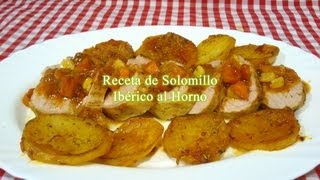 Receta simple de Solomillo de cerdo al Horno [upl. by Erlinna]