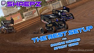 iRacing Dirt Winged Sprint Cars Setup  The BEST Baseline Setup that works on EVERY TRACK [upl. by Aevin]