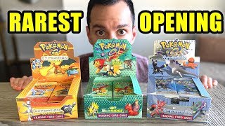 RAREST Pokemon Cards Opening Ive Ever Done ONLY Skyridge Aquapolis and Expedition Packs [upl. by Fernas109]