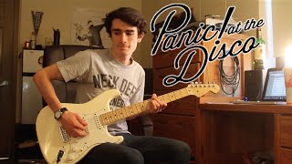 Panic At The Disco  Lying Is The Most Fun Guitar amp Bass Cover w Tabs [upl. by Ahsinak]