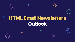 How to Insert and Send HTML Email Newsletters in Outlook [upl. by Armitage]