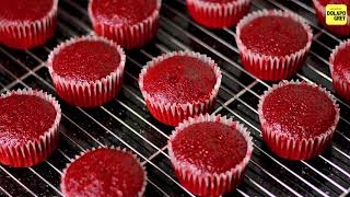 MOIST RED VELVET CUPCAKES [upl. by Gibeon]