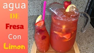 HOW TO MAKE THE BEST HOMEMADE STRAWBERRY LEMONADE [upl. by Eintihw376]