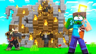 BURNING DOWN BECKBROJACKS NEW COOKIE HOUSE getting revenge  Cookie Craft Season 2 [upl. by Eneres]