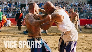 RIVALS Bareknuckle Boxing Meets MMA in Calcio Storico  VICE World of Sports [upl. by Lenno]