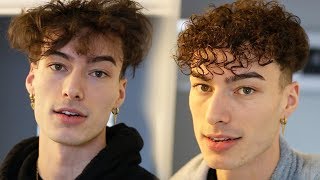 5 MINUTE Curly Hair Tutorial for Men [upl. by Giffard734]